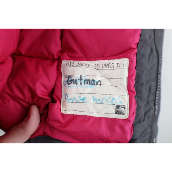 The North Face Girls Size XS Belted 550 Duck Down Puffer Parka Jacket Coat Gray - Picture 13 of 16